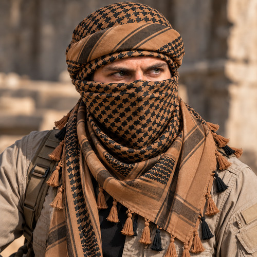 100 cotton tactical shemagh - 100%,
