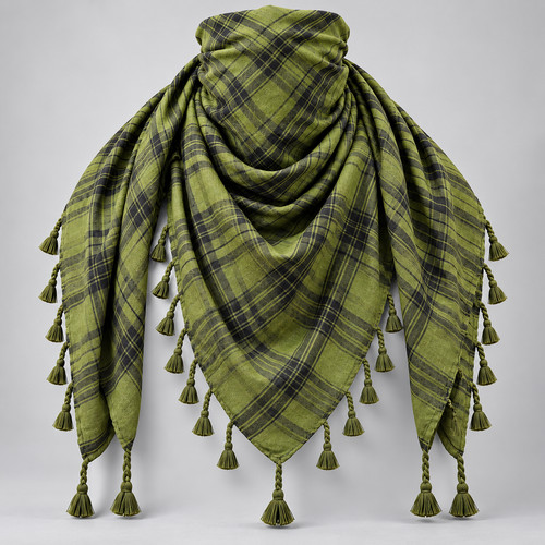 Oversized shemagh keffiyeh - oversized,